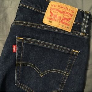 Men’s 31x32 Slim Fit 511 Dark wash NWT